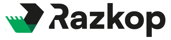 Razkop d.o.o. logotip črn